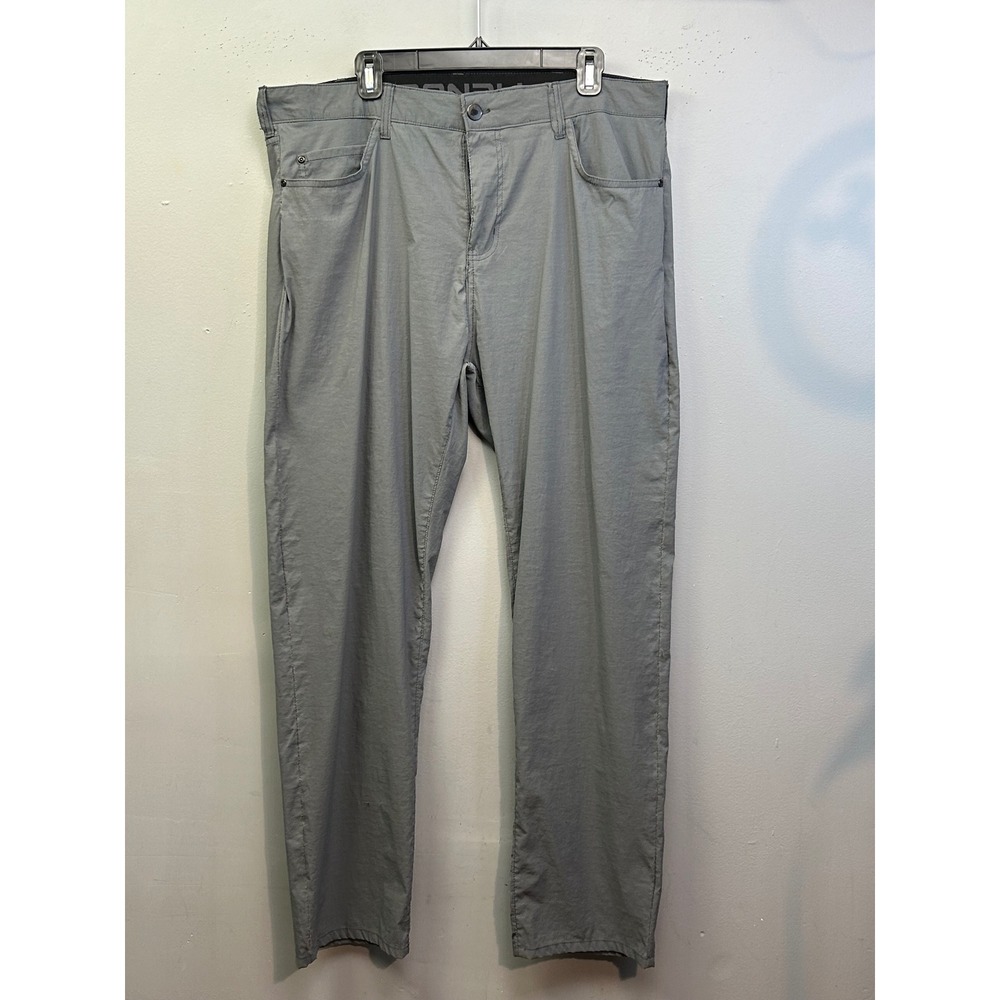Denali Pants Mens 38x32 Dusty Grey Gorpcore Nylon Spandex Stretch Outdoor Hiking